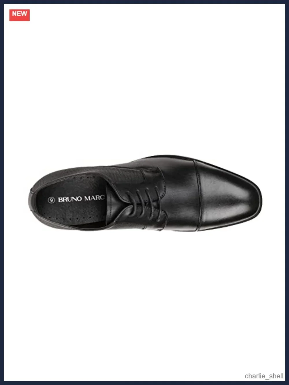 Mens Oxford Dress Shoes Vegan Leather Lace-Up Formal Business Wedding